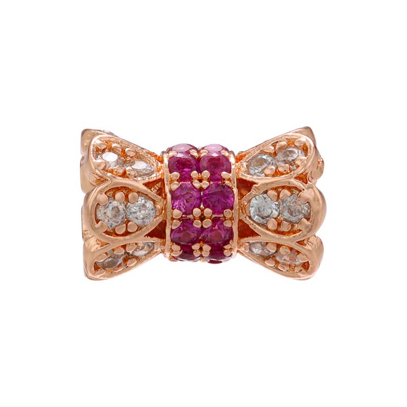 7:7x10.5mm rose gold red diamond