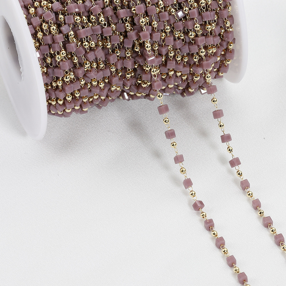 6:Purple Bead   KC Gold Chain