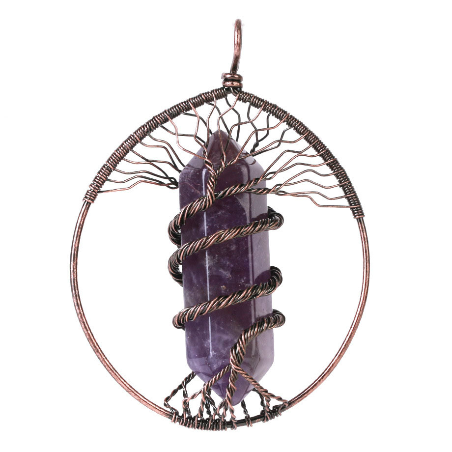 Amethyst-Antique Copper Color