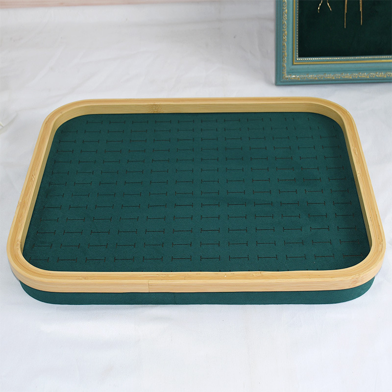 Large square 164 bit dark green 40x33.2x4.5cm