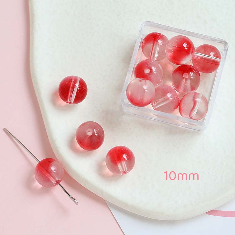 12#10mm rose red