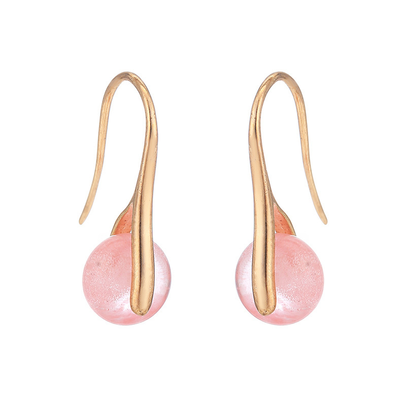 7:Watermelon crystal golden ear hook