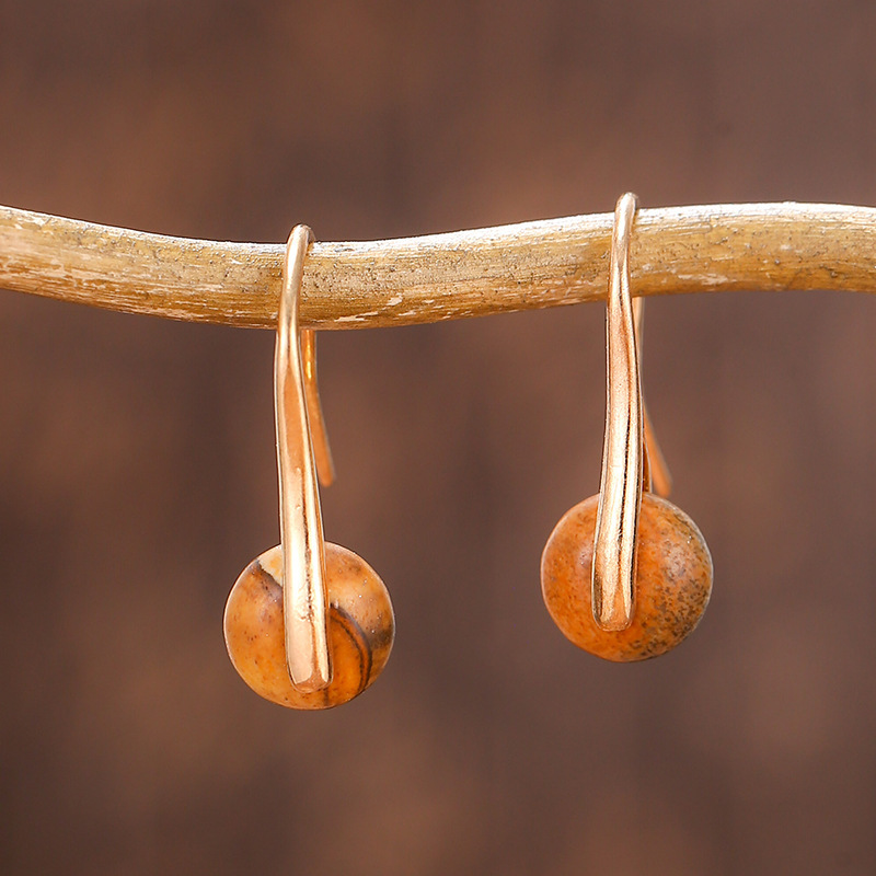 9:Picture Jasper golden ear hook