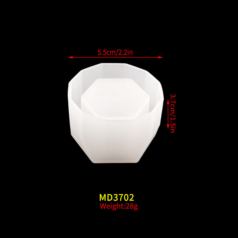 2:Small hexagon flower pot mold