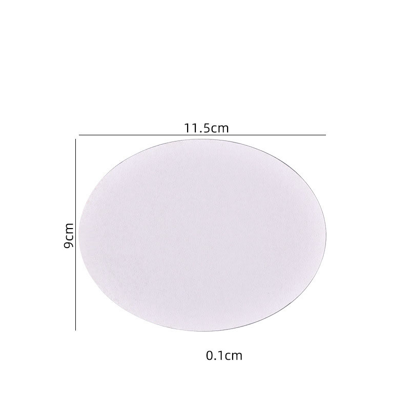 Acrylic oval lens (with adhesive)