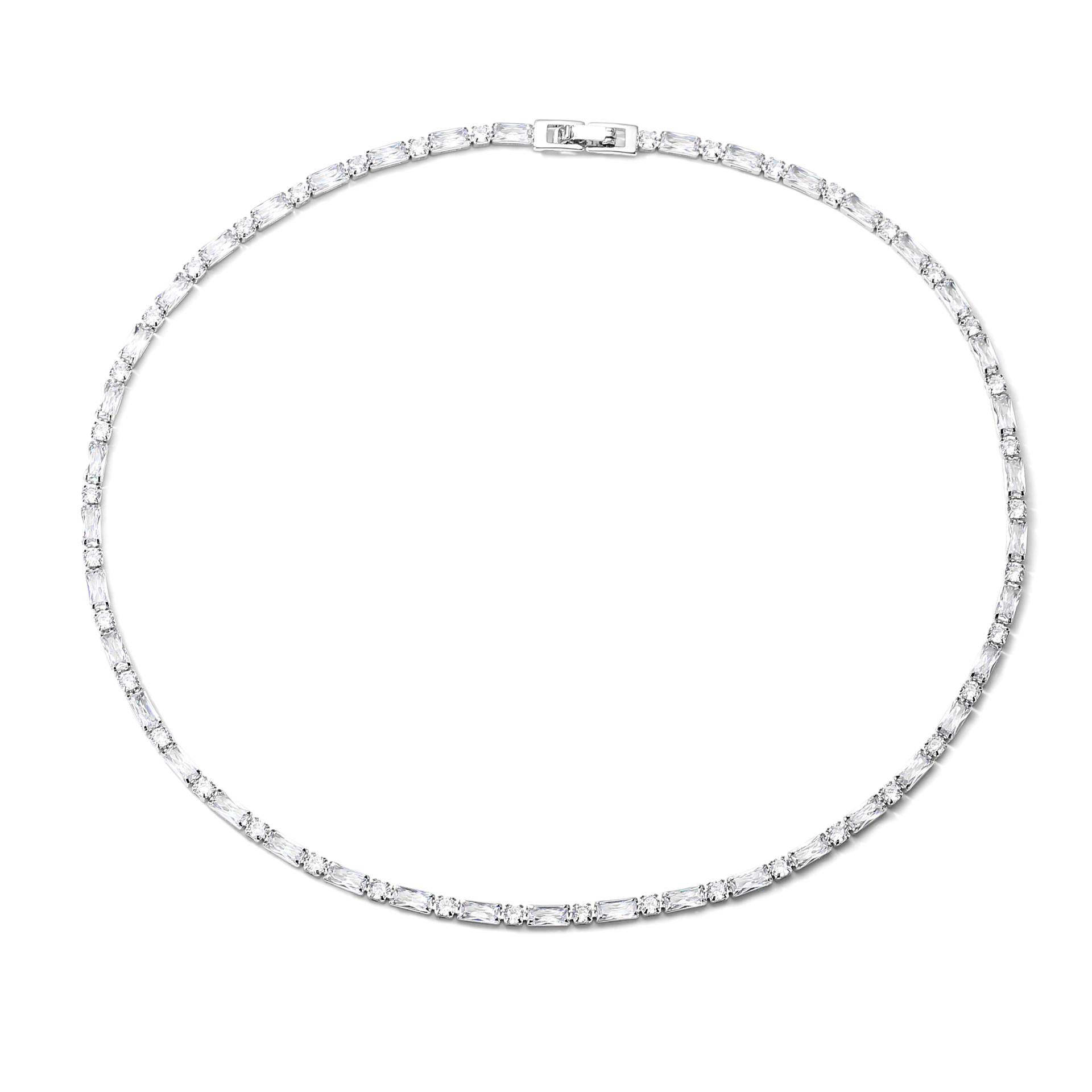 6:Square circle white gold 45cm