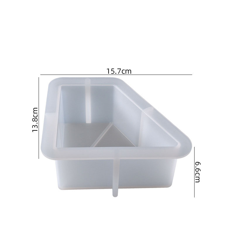 Trapezoidal Bookend Silicone Mould - Left