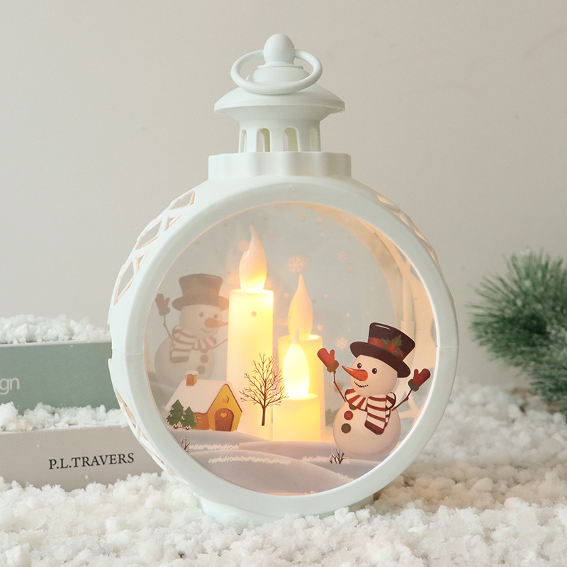 4:Snowman White - Large 23x17cm