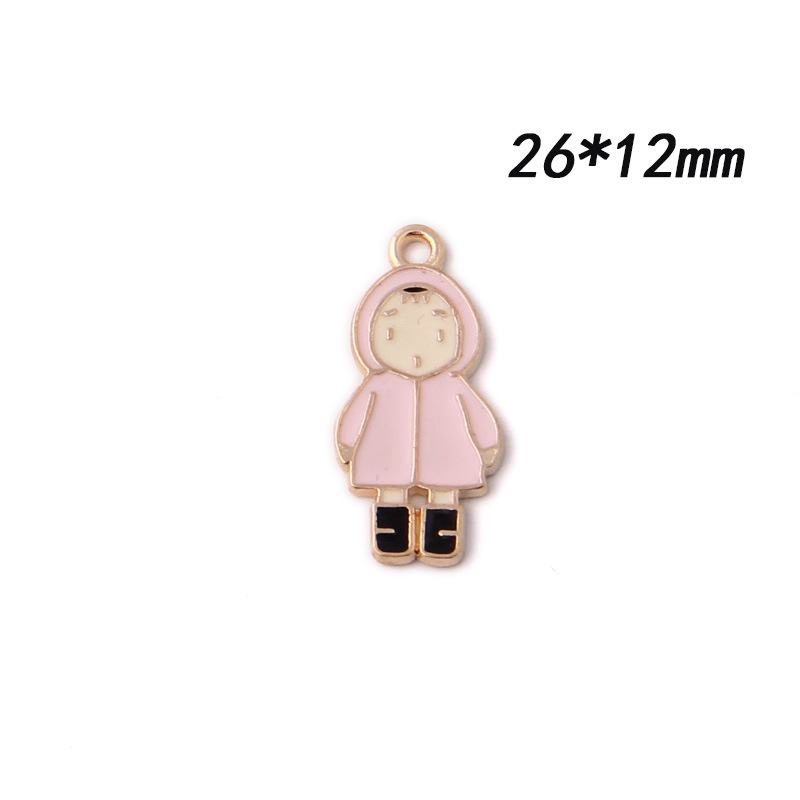 Pink little boy 26*12mm