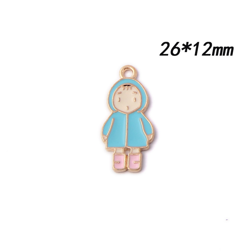 Blue little boy 26*12mm