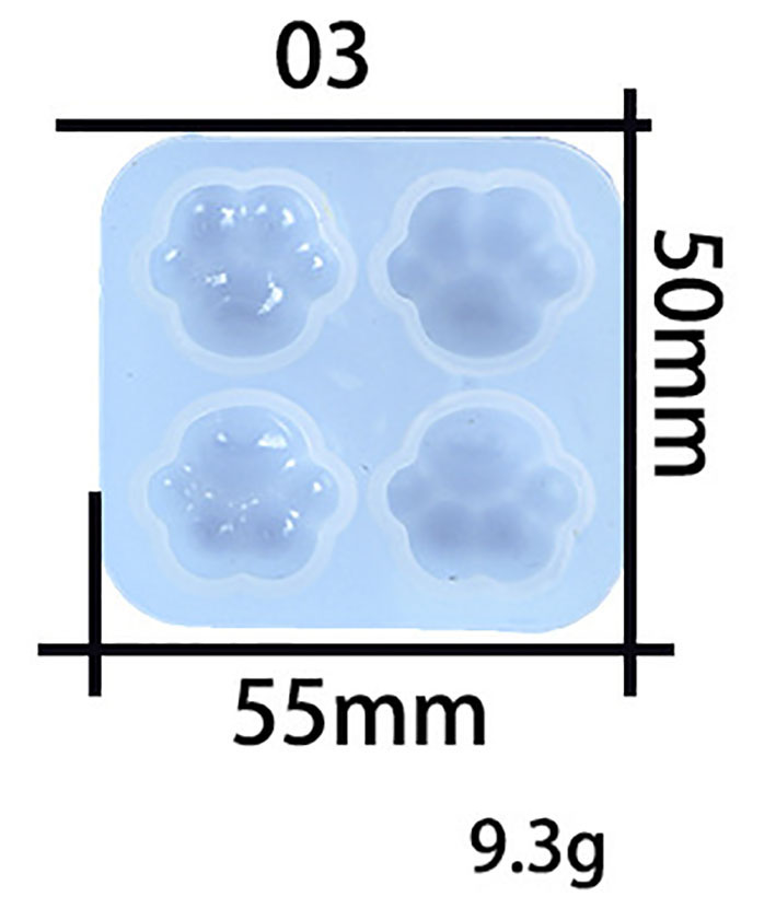 Mini 4 Cat's Claw Mould (03)