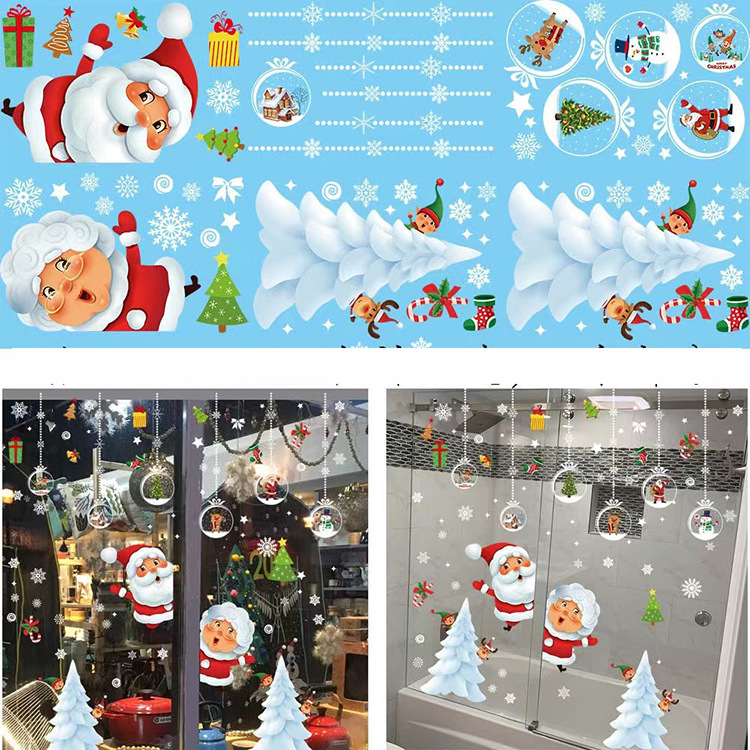 Santa Claus trees 6 sheets