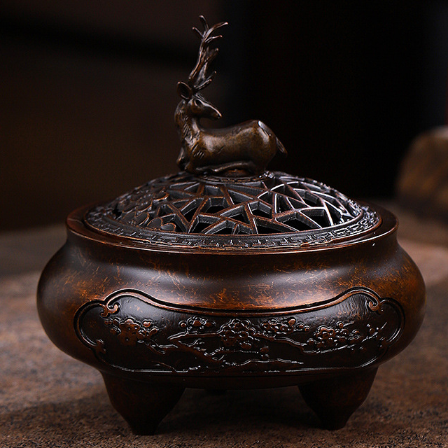 2:Deer stove handmade antique color