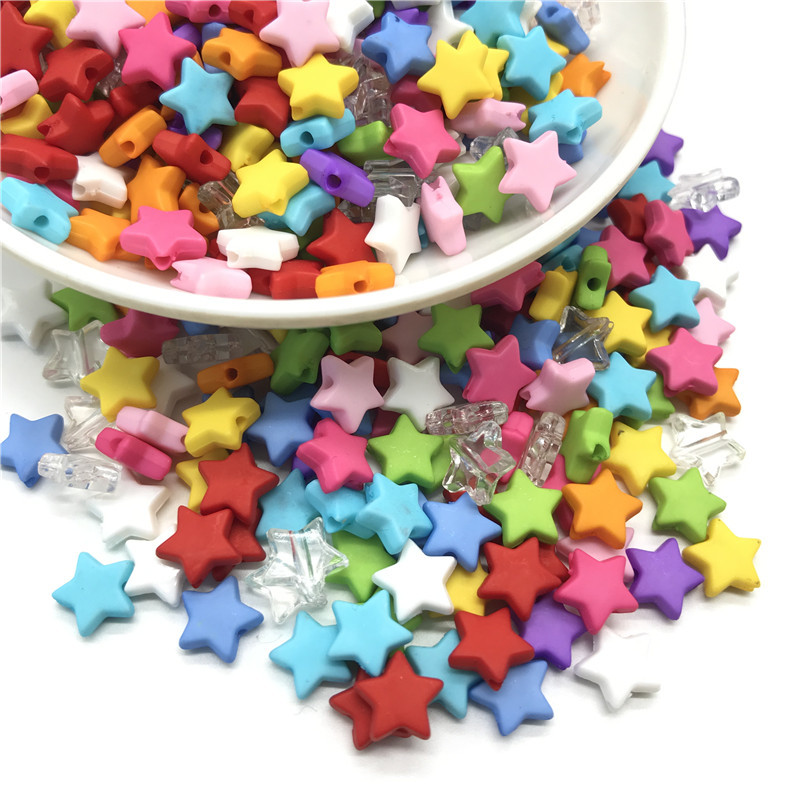 Mixed color 9mm (100pcs/pack)