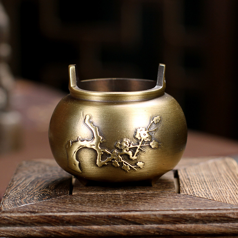 3:Plum Blossom Stove - Bronze