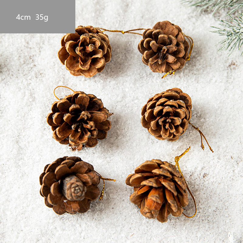 4CM log color pinecone