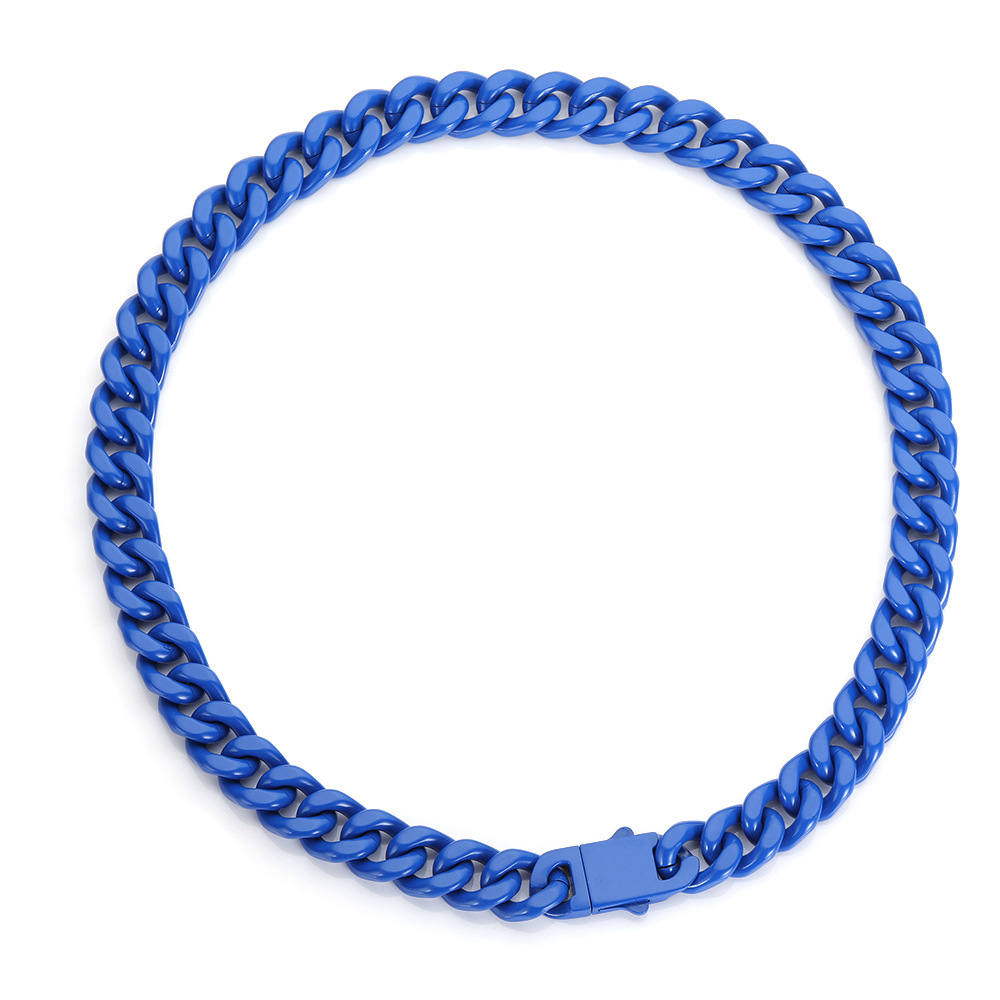 13:Dark Blue Necklace 19.7" (50cm)