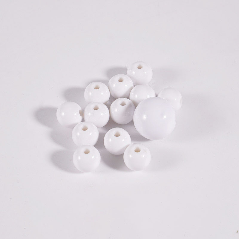 Hand Beads Pure White 003