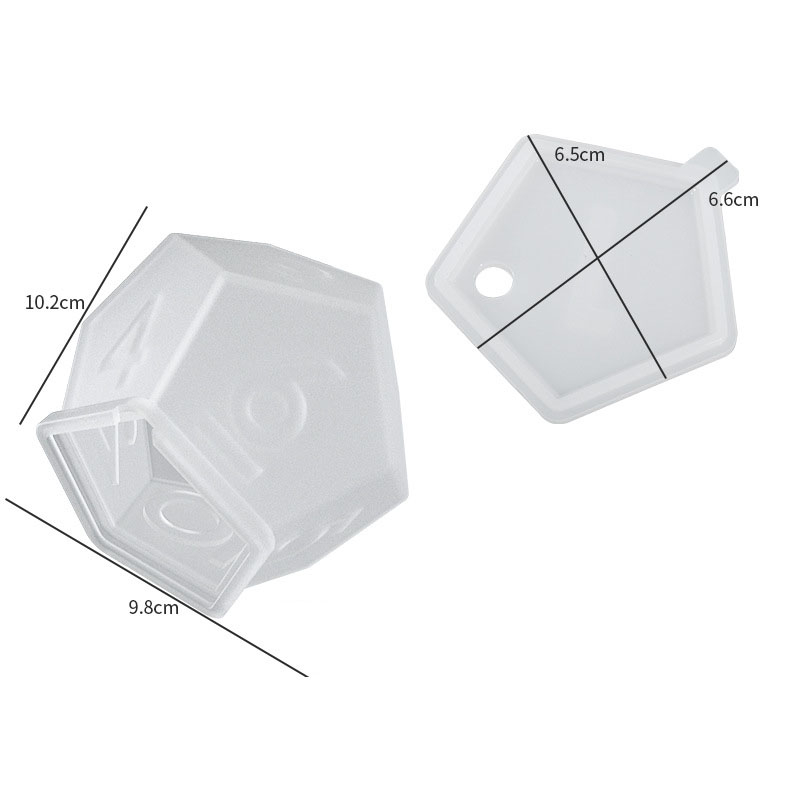 Dice Silicone Mould Combination 001