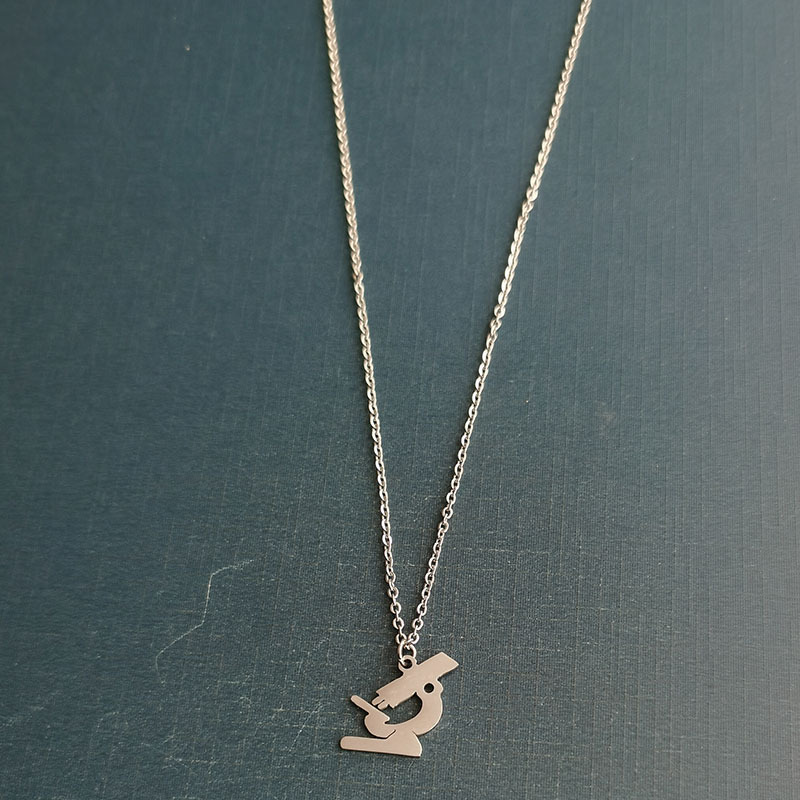 silver necklace