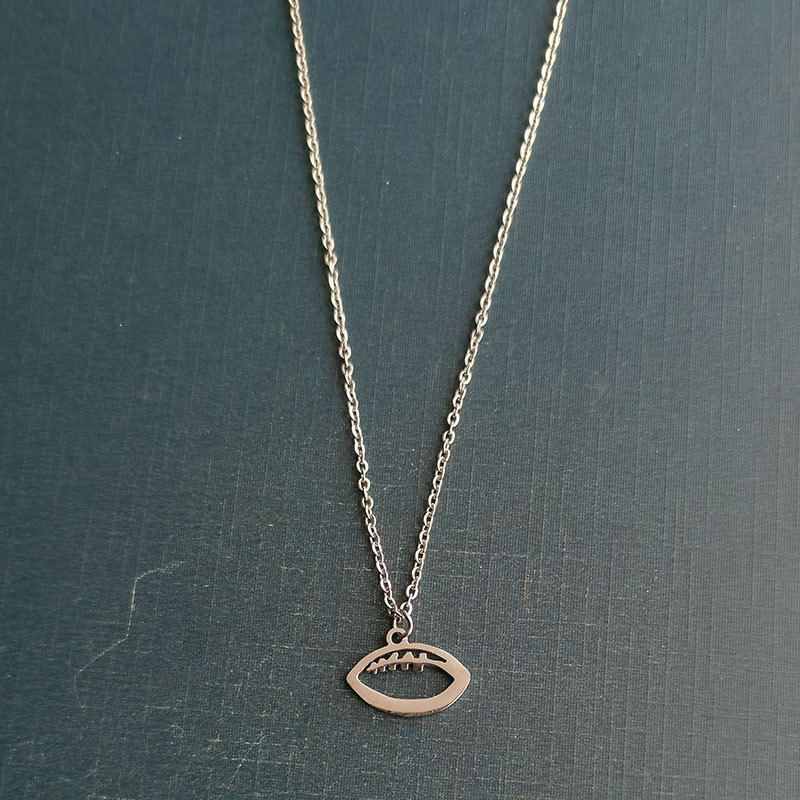 silver necklace