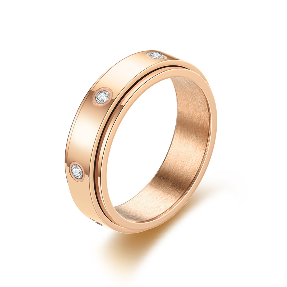 Rose Gold 7 Diamonds No. 6