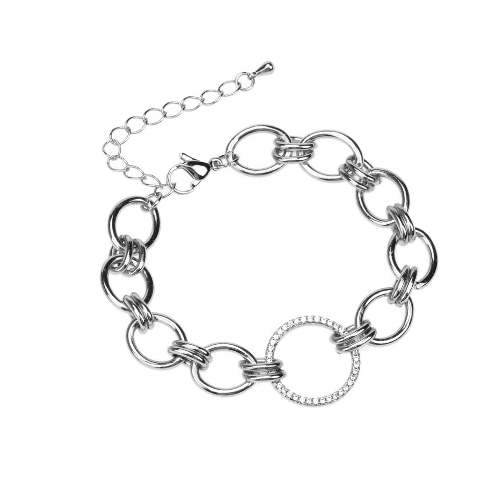 6:White Gold Bracelet 14-18cm