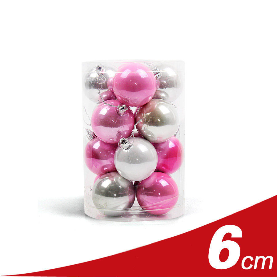 6cm Pink Silver