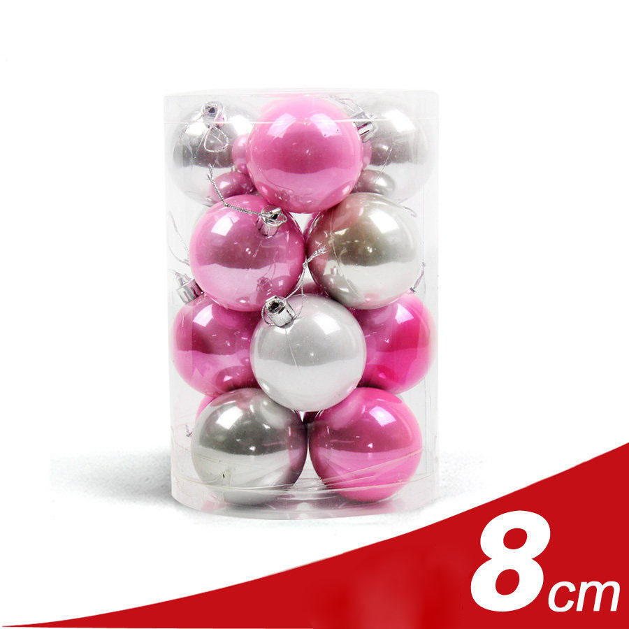 8cm Pink Silver