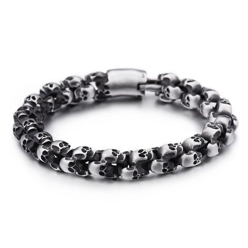 1:22.5cm Steel Color Sand Bracelet