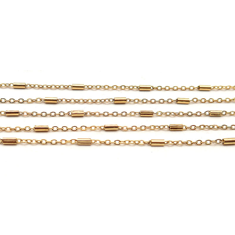 cross clamp chain gold