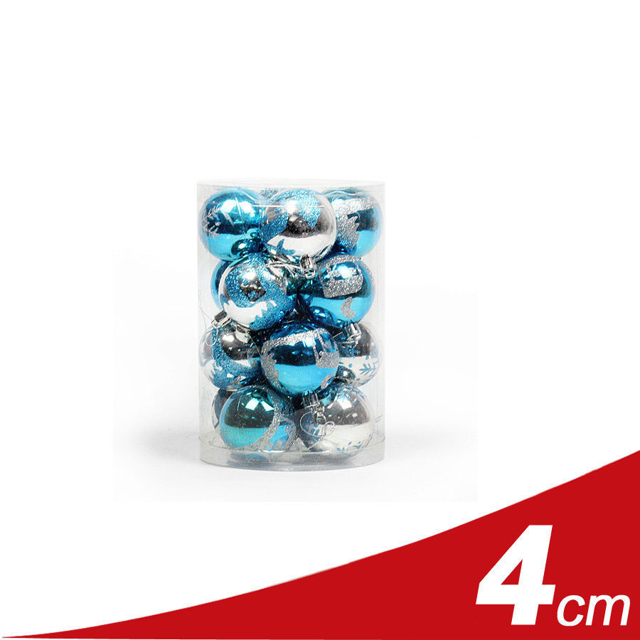 4cm blue silver