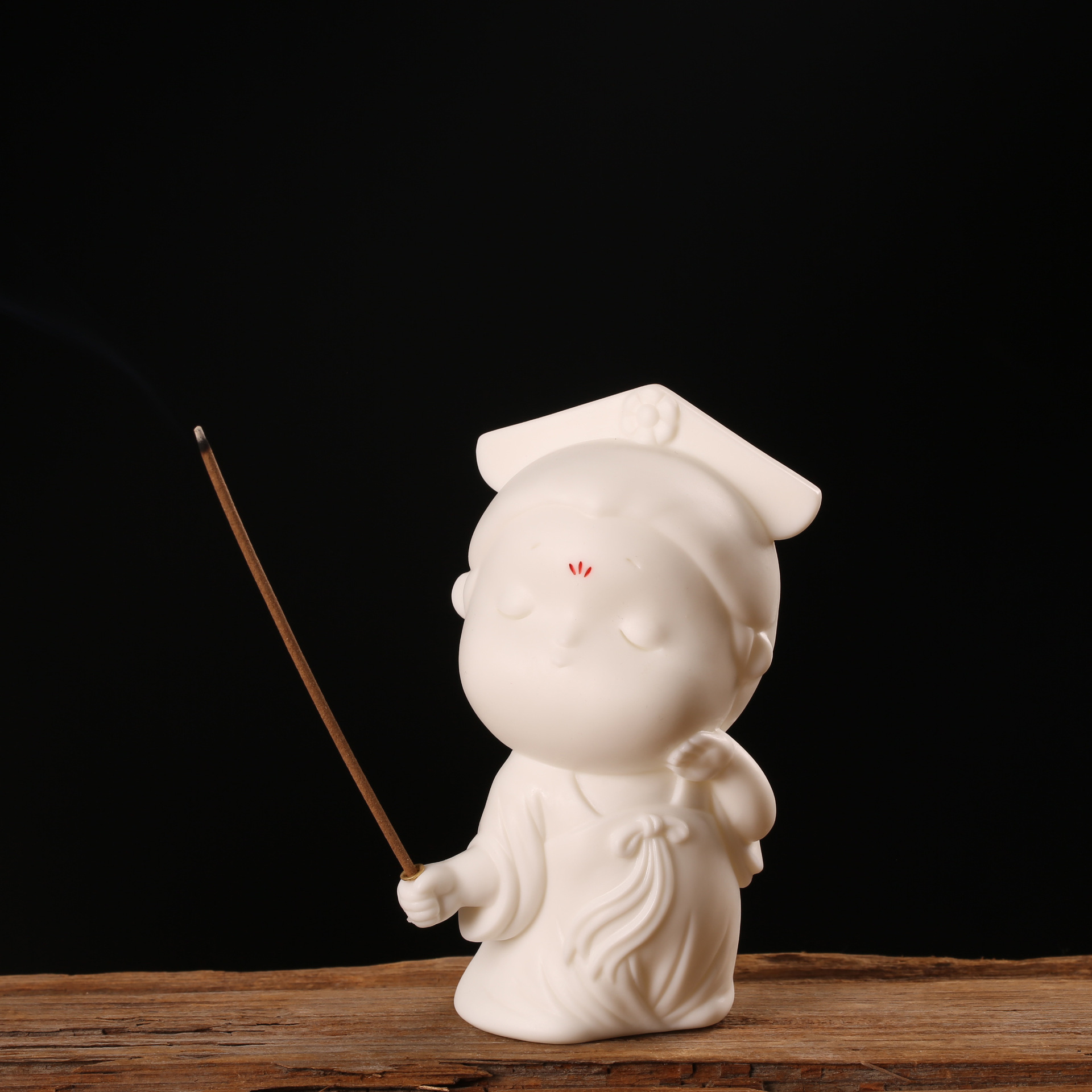 2:Xiao Gong'e Incense Insert - White Porcelain Touching Noodles (Send Thread Incense)