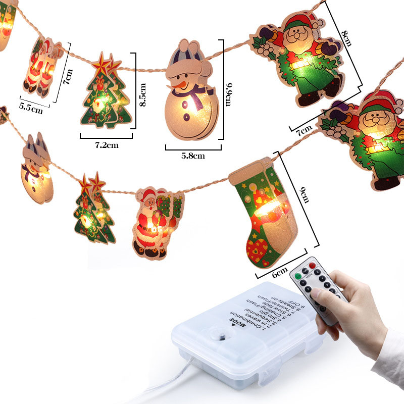 2.5m 20 lights+remote control battery box