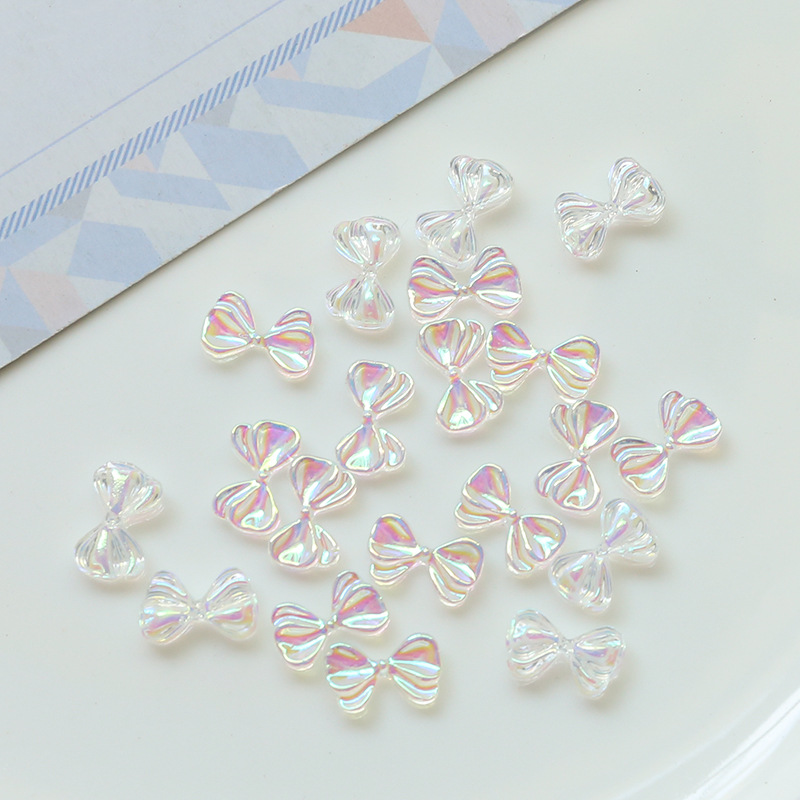 4:4# Magic white bow 11x6mm