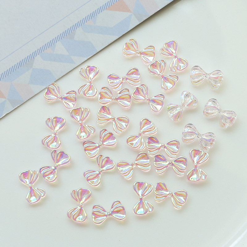 5:5# Magic light pink bow 11x6mm