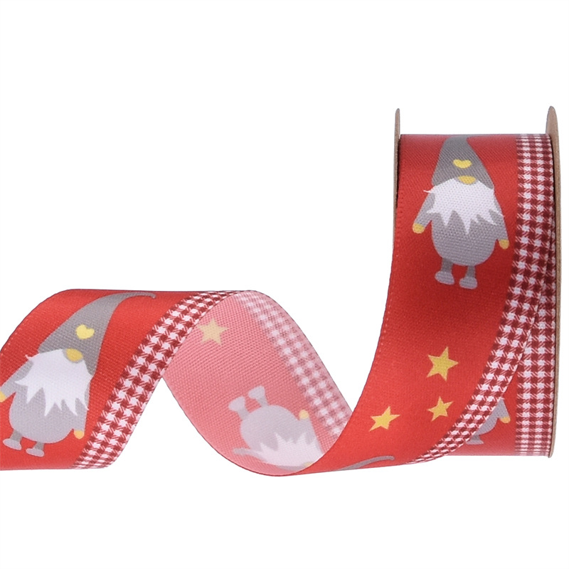 1:Red Santa -5 yards/roll