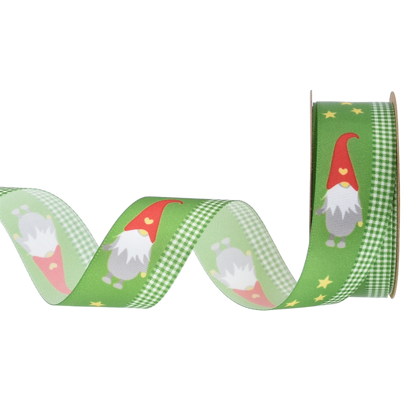 6:Green Santa -10 yards/roll