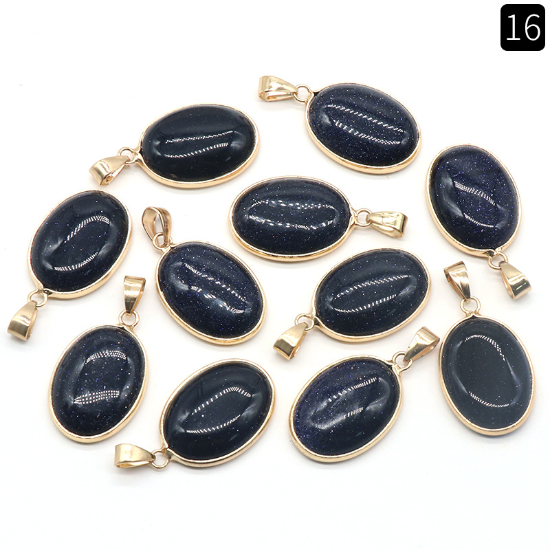 16 Blue Goldstone