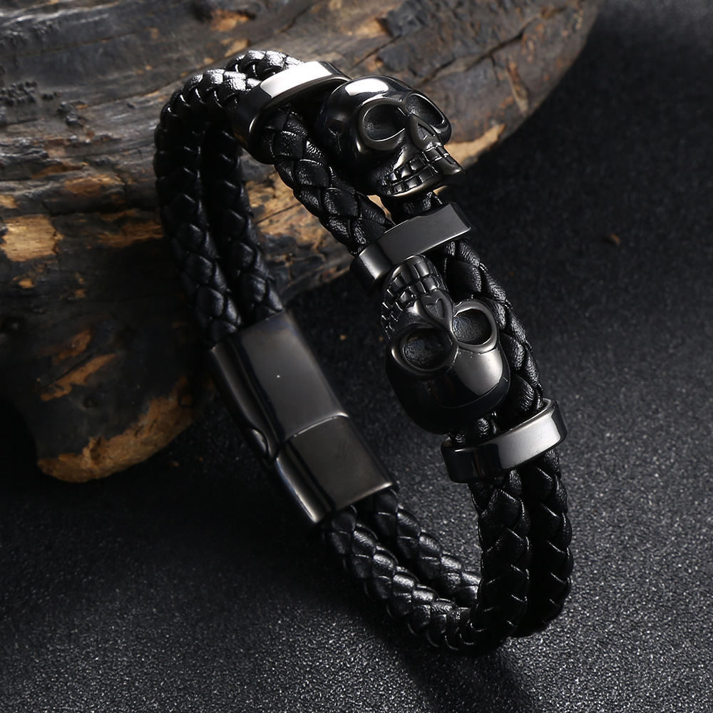 Black [genuine leather] 185mm