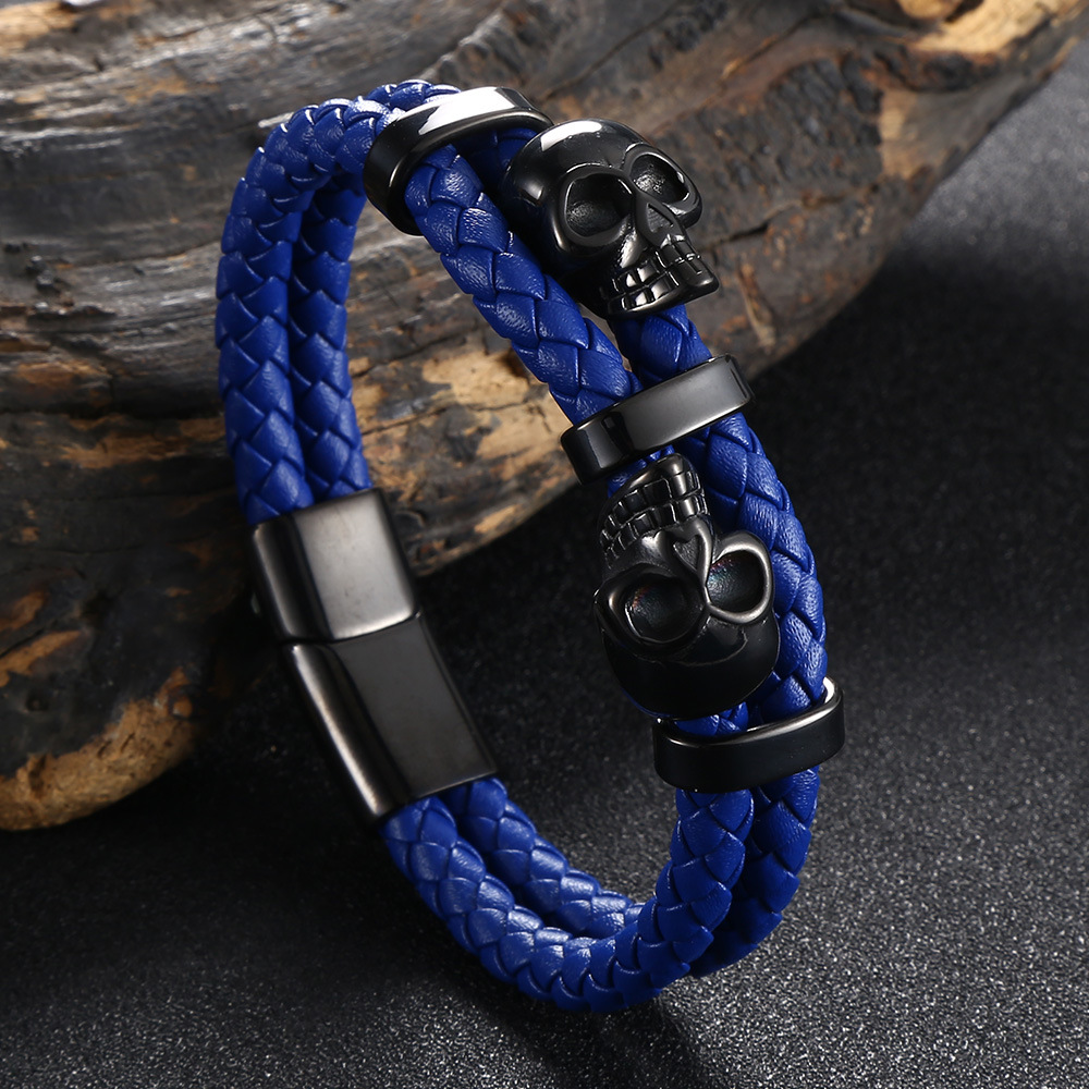 Blue [genuine leather] 185mm