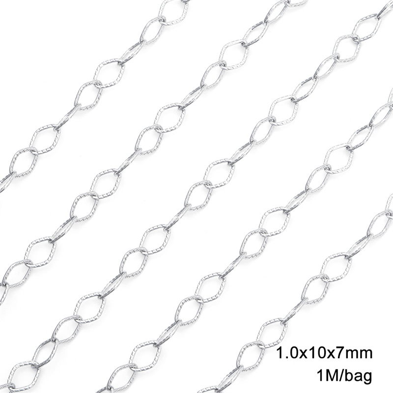 8:Diamond-shaped embossed chain