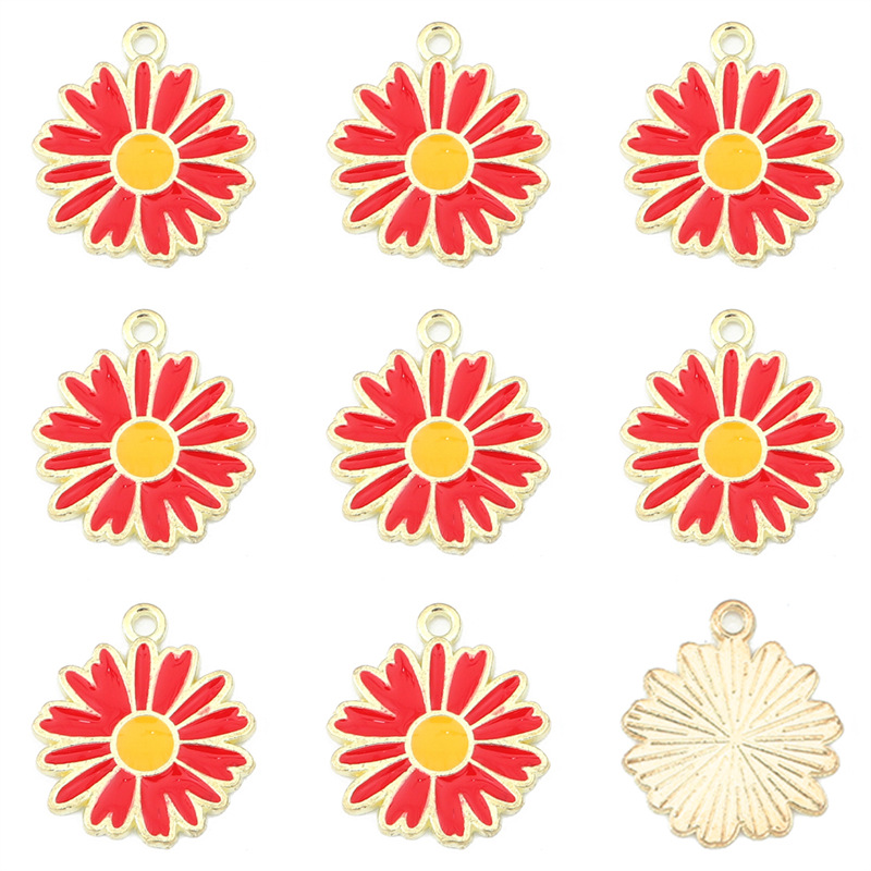 Diameter 16mm red oil drop flower 5 / pack