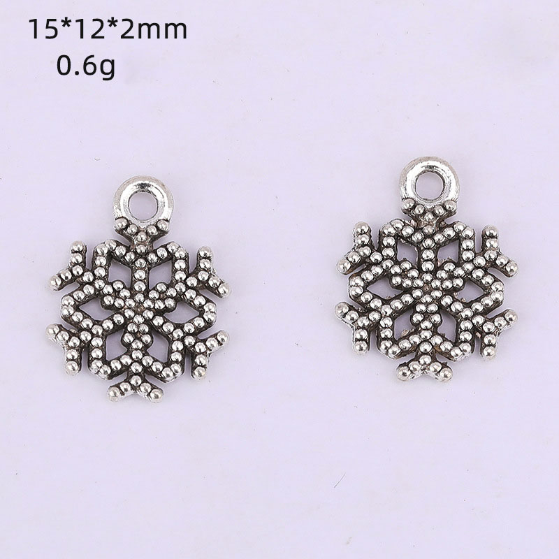 Skeletonized snowflakes