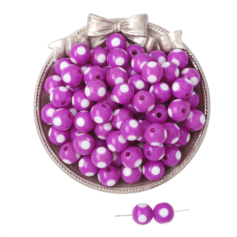 35:Purple dot 12mm