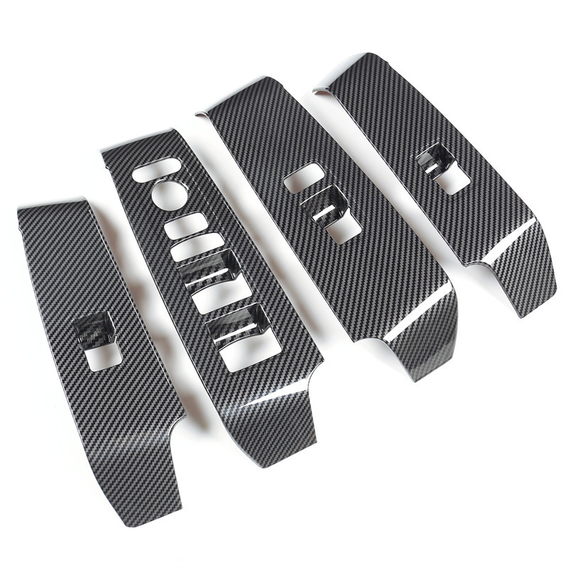 22 Civic window lift switch panels/carbon fiber