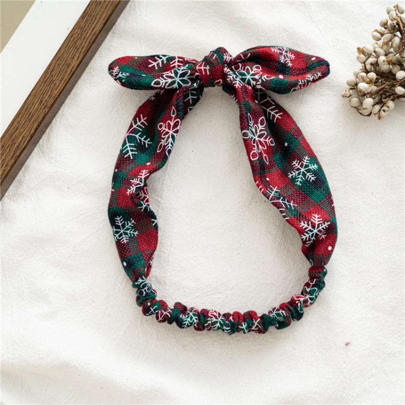 New Christmas red and green headband