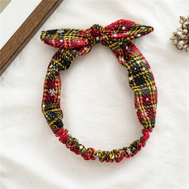 4:New Christmas yellow headband