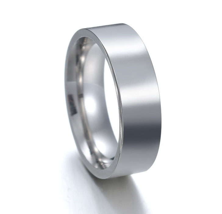 6MM wide silver size 9