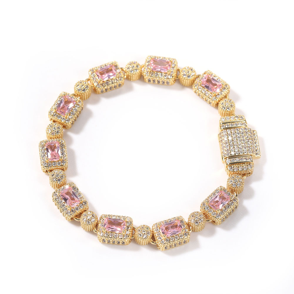 7:Gold pink zirconium 8inch